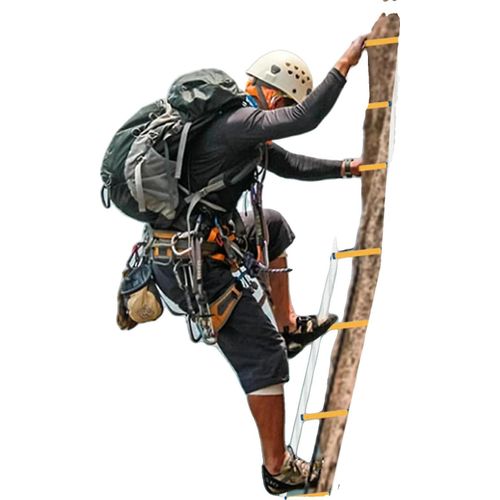 Leiterseil, 12 m Länge, 200 kg Tragfähigkeit, leicht 3,4 kg, langlebiges Harz und Stahl, tragbares Design