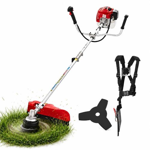 HECHT 152 BTS Freischneider Benzin | mit Tragegurt | 25,5 und 43 cm Schnittkreis | 2 PS | 51,7cm³