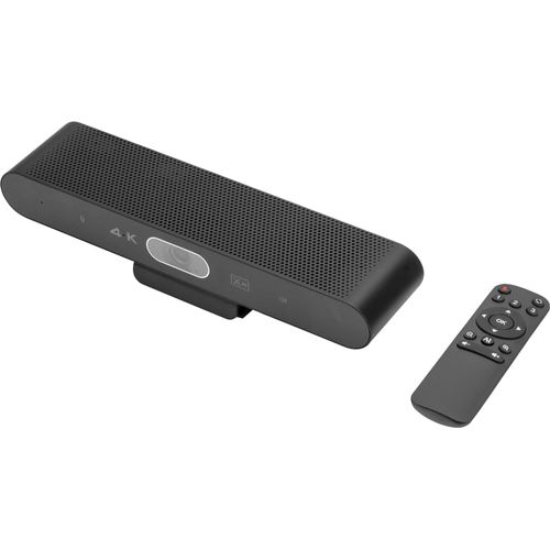 Digitus 4K All-In-One Video Bar Mini - Videokonferenz-System, Videozusammenarbeit, CMOS, 4K Ultra HD, 4x, Schwarz