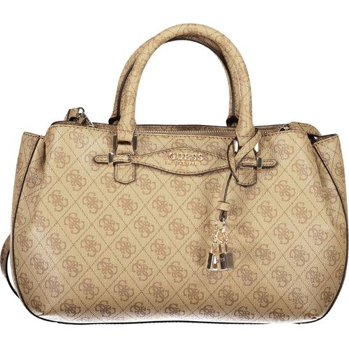 Damentasche Beige mit Kontrastdetails – Flexible Trageoptionen