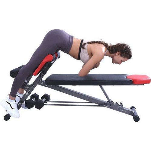 Multifunktionale verstellbare Bank für Bankdrücken, Rückenübungen, Sit-Ups, Fitness