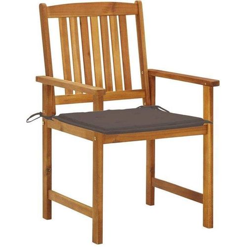 Regisseursstoelen 4er Set mit Kissen Massivholz Acacia