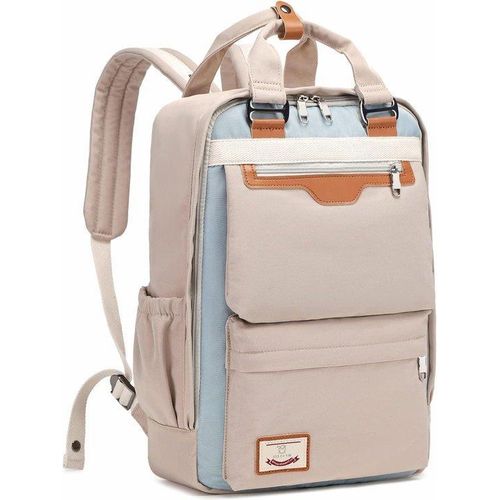 Wasserdichte Schulrucksack für Männer und Frauen mit Laptop-Schutz und Sicherheitsfach - Grau - Größe XL - ideal für Studium, Auslandsaufenthalte, Urlaub und Arbeitsplatz