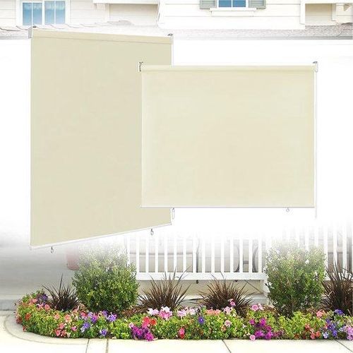Famanu Vertikales Sonnenschutzrollo Beige - 180 x 240 cm