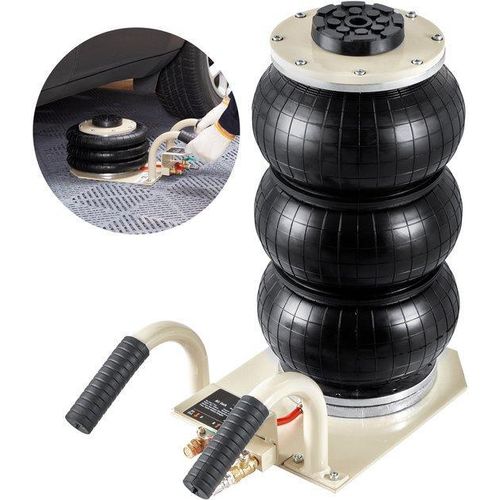 Luftfeder mit 3 Tüchern - Hebungshöhe 140-450 mm - für Fahrzeuge - weiß