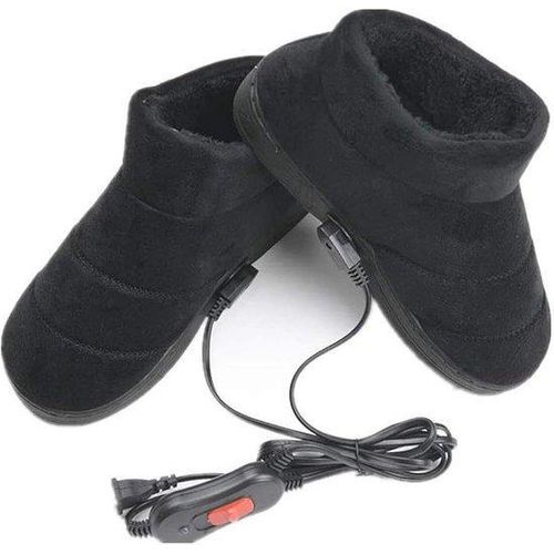 Heizschuhe für Haus und Büro - Bequeme Antislip Pantoffeln