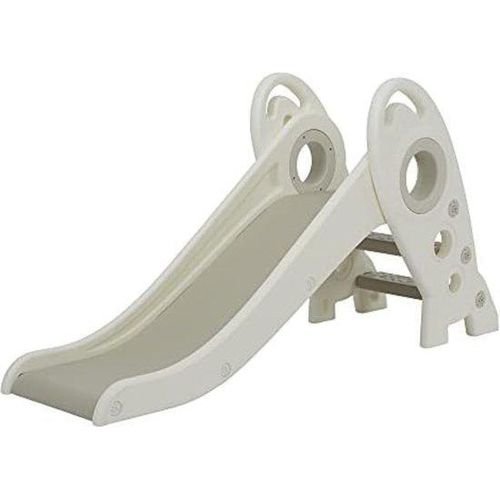 Kinder-Rutsche - Außen-Slalom - 125 x 33 x 64,5 cm - 5,5 kg - Weiß und Grau