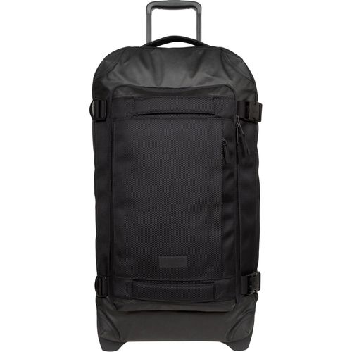 Reisetasche EASTPAK "TRANVERZ M", Gr. B/H/T: 36cm x 67cm x 30cm, schwarz, Nylon, Taschen Reisetasche, Rollenreisetasche, Koffer mit zwei Rollen und TSA-Lock