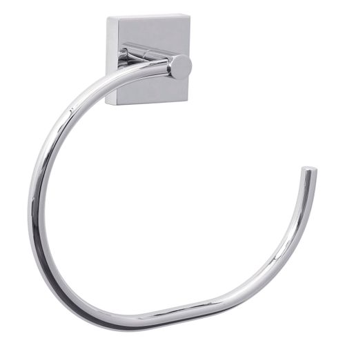 Handtuchring TESA "tesa ekkro Handtuchring", chrome, B:10cm H:6,5cm T:65cm, Handtuchhalter, chrom 4,5 cm : 19,5 cm : 17,5 cm