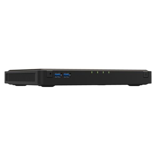 QNAP NAS-Server "TBS-464", schwarz (ohne farbbezeichnung), B:20,4cm H:9,5cm T:28,5cm, NAS-Server, NAS-Server