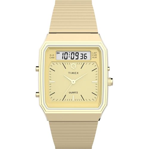 Timex Q Timex Heruitgave Heren Gouden Horloge TW2Y06000