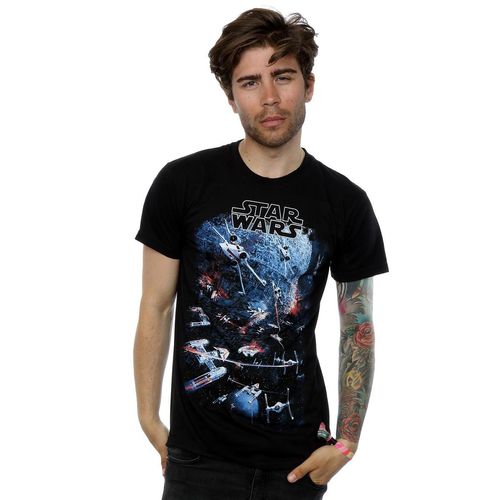 Star Wars Heren Universum Strijd T-Shirt (Zwart)