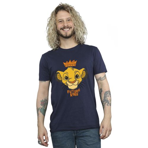 Disney Heren The Lion King Toekomstige Koning T-Shirt (Marineblauw)