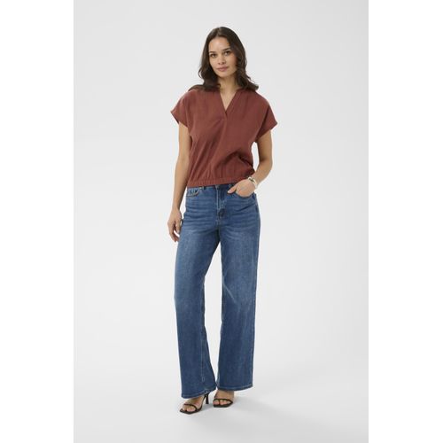 Kurzarm-Bluse KApauline Kurzarm-Bluse Baggy fit