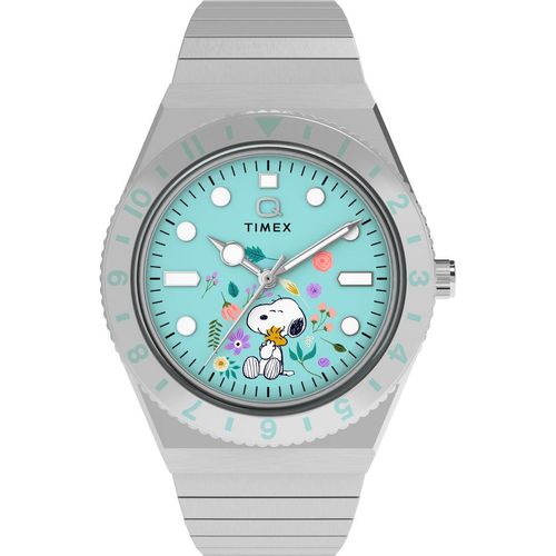 Timex Peanuts Q Timex Dames Horloge Zilverkleurig TW2Y52700