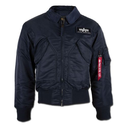 Alpha Industries Fliegerjacke CWU blau : 3XL