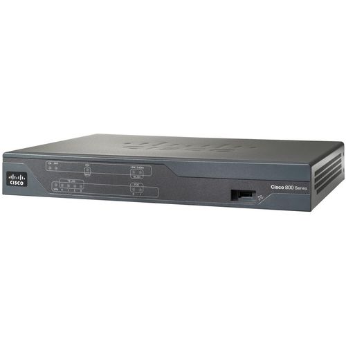 Cisco 881, Ethernet-WAN, Schnelles Ethernet, Schwarz