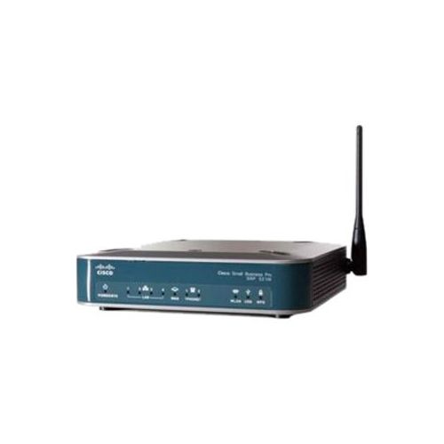 Cisco SRP 521W Wi-Fi 4 IEEE 802.11n Drahtlos Router - 2,40 GHz ISM-Band - 1 x Antenne - 6,75 MB/s Drahtlosgeschwindigkeit - 4 x Netzwerk-Anschluss - 1 x Breitband-Anschluss - USB - Fast Ethernet