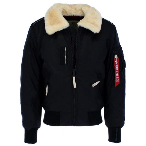 ALPHA INDUSTRIES INJECTOR III Herren Fliegerjacke, Größe:M, Alpha Industries Farben:Black/Beige