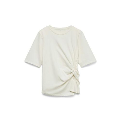 Vero Moda vmricky ss knot tee jrs exp sb3 10352333 snow white