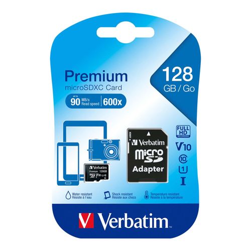 Verbatim microSDXC Card 128GB Premium,Class10,U1 44085)