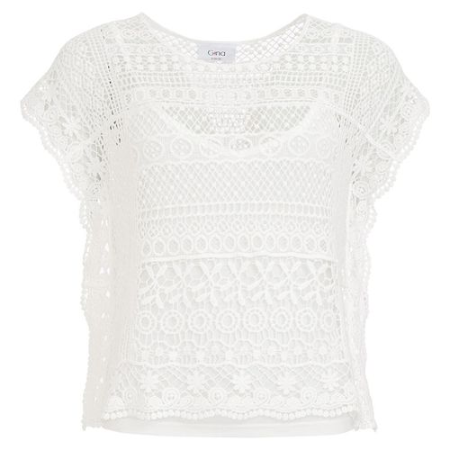 Damen Spitzenbluse mit Top