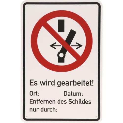 KS TOOLS Hinweisschild 1172482