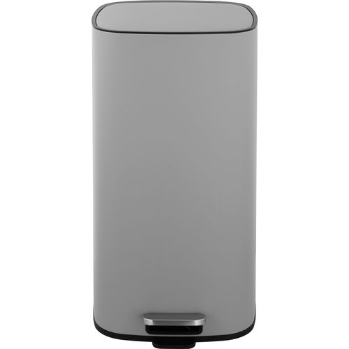 Mülleimer OTTO HOME "Keenna, Soft Close, mit verstecktem Griff", grau, B:31,6cm H:61,1cm T:36,6cm, Edelstahl, Mülleimer, Mülleimer, Treteimer für Küche oder Bad, Abfalleimer mit Deckel