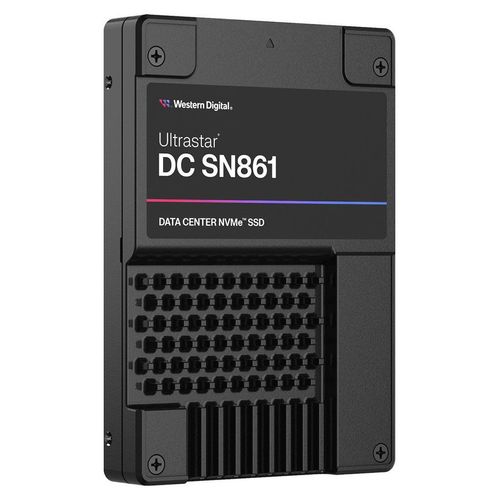 WD Ultrastar DC SN861 WUS6BA176PSP9X3 - SSD - Datencenter - 7.68 TB - intern - 2.5" (6.4 cm) - U.2 PCIe 5.0 x4 (NVMe)