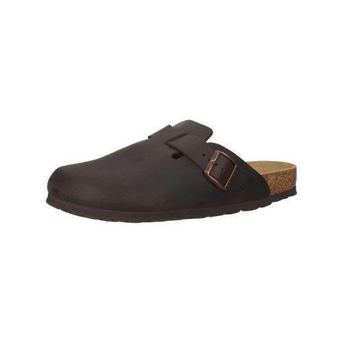 Pantolette ROHDE "Rohde Pantoletten Leder", Herren, Gr. 40, mocca, Leder, Schuhe Pantolette