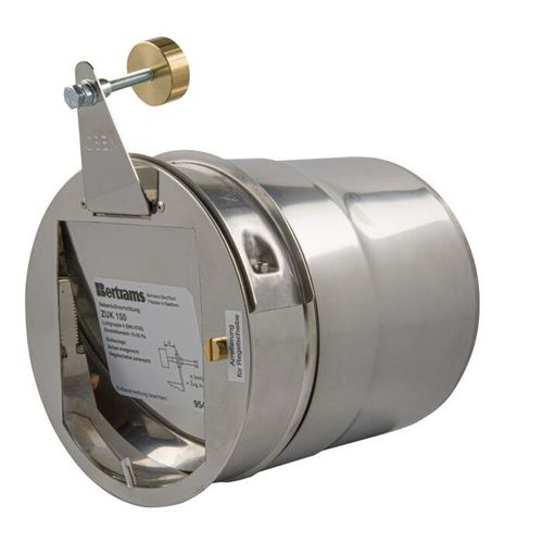 Bertrams Zugbegrenzer 16ZEX-VA120 d= 150mm, mit Übergangsstück, Ø 120 mm