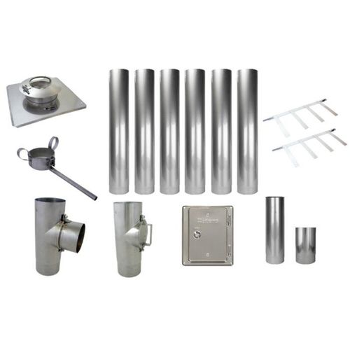 Bertrams Ewr Standardbausatz 21STB130-K Ø 130 mm, Komplettpaket, für Gesamthöhen von ca. 7 m