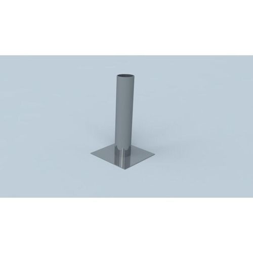 Bertrams Ewr Kaminkopfverlängerung 21KV500-200-1 Ø 200 mm, einwandig, 490 mm, ohne Einsteckende, Edelstahl V4A
