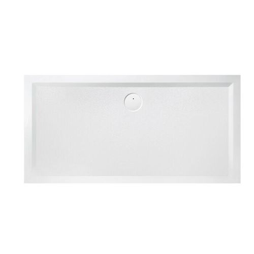 Hoesch Muna Mineralguss-Duschwanne 4203.747 170 x 80 x 3 cm, Telegrau, aus Solique, Antirutsch