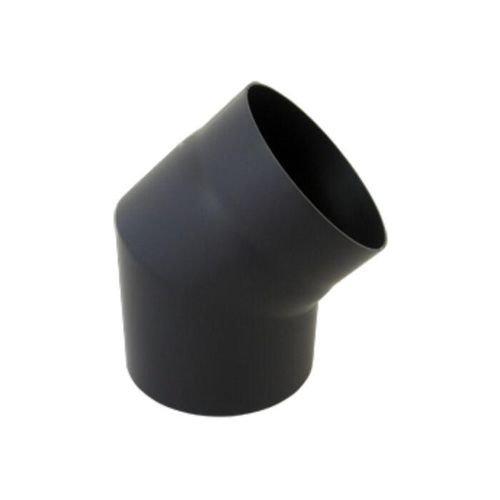 Bertrams Bogen 05SB45-160 45°, 2-tlg., Ø 160 x 2 mm, feststehend, ohne Tür, schwarz