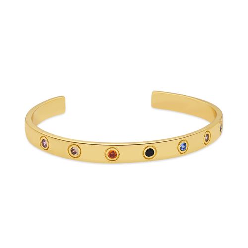 Luxenter Multicolor Zirconia Armband aus 18 Karat Gelbgold - Beru