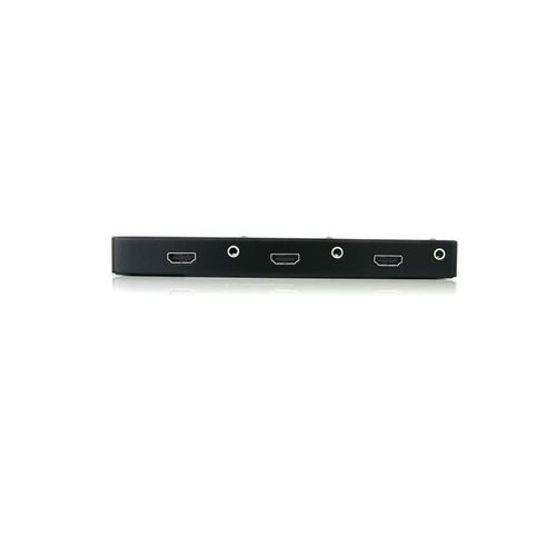 StarTech.com 2 Port High-Speed-HDMI Video Splitter und Signalverstärker, HDMI, 2x HDMI, 1920 x 1200 Pixel, Schwarz, Stahl, 15 m