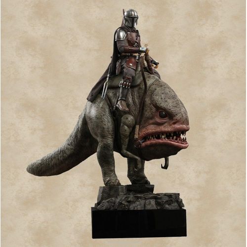Mandalorianer & Blurrg Figur im Maßstab 1:6 - Hot Toys - The Mandalorian