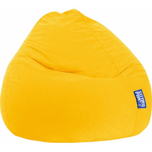 Sitzsack SITTING POINT "EASY XXL", gelb, Sitzsäcke, Sitzsack