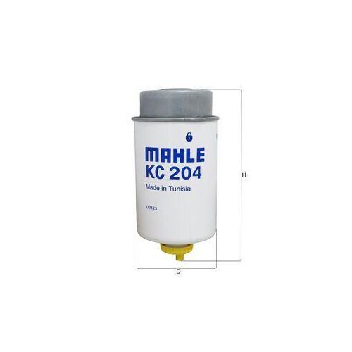 MAHLE Kraftstofffilter kc204 Anschraubfilter 172,5mm für Ford