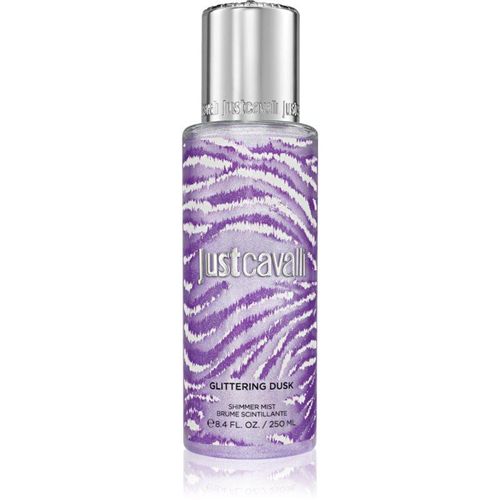 Roberto Cavalli Just Cavalli Glittering Dusk brume illuminatrice corps pour femme 250 ml