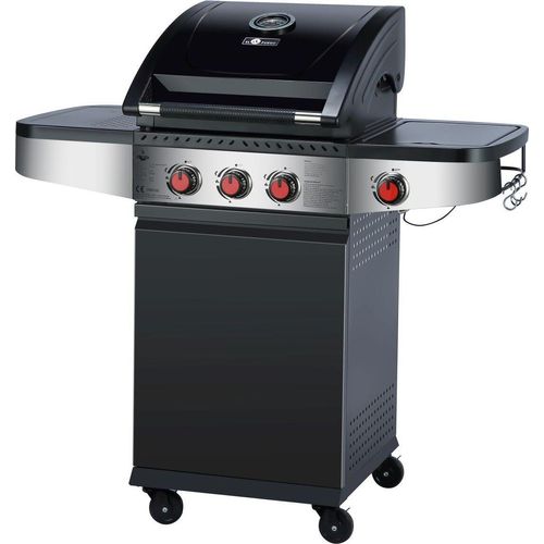 El Fuego Gasgrill "Houston" mit 3 Brenner je 3,0 kW +1 Seiten Brenner 2,5 kW