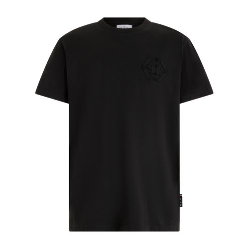 Round Neck T-Shirt Raw Edge Monogram Monogram