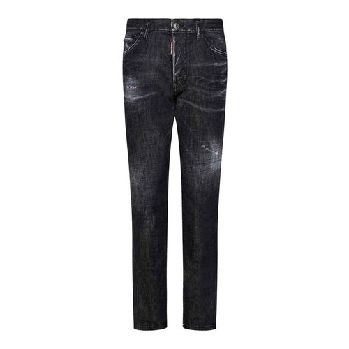 Dsquared2 Zwarte, Makkelijk Wasbare, Coole Jeans