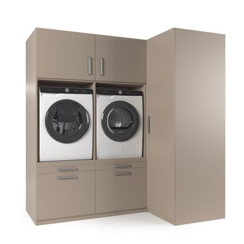 Wasophoogte Wasmachine kast bern – perle