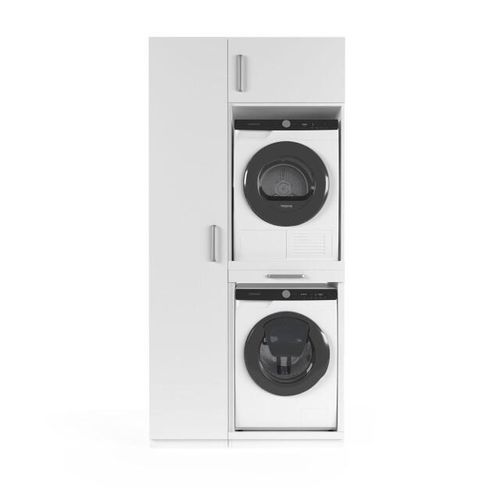 Wasophoogte Wasmachine kast rome – pure