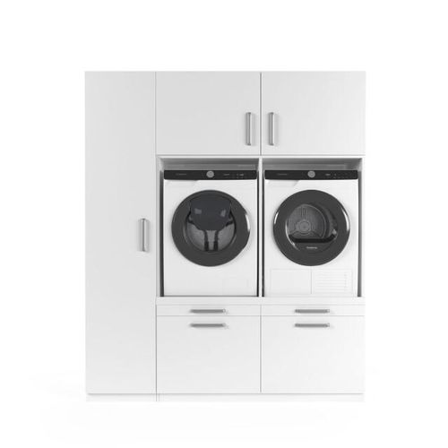 Wasophoogte Wasmachine kast lyon – pure