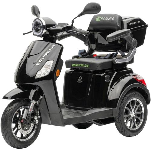 Elektromobil ECONELO "Seniorenmobil P1000, Lithium-Akku, 25 km/h, 1000 Watt", schwarz, ElektromobileB:67cm H:102cm L:152cm, B:67cm H:102cm L:152cm