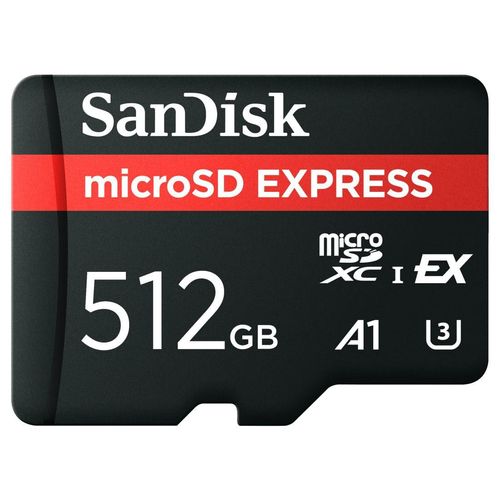 SANDISK Speicherkarte "microSDXC Express funktioniert mit Nintendo Switch 2", schwarz, 512 GB, Speicherkarten