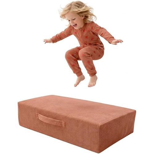 Kinder-Trampolinkissen für Spielzimmer ziegelrot